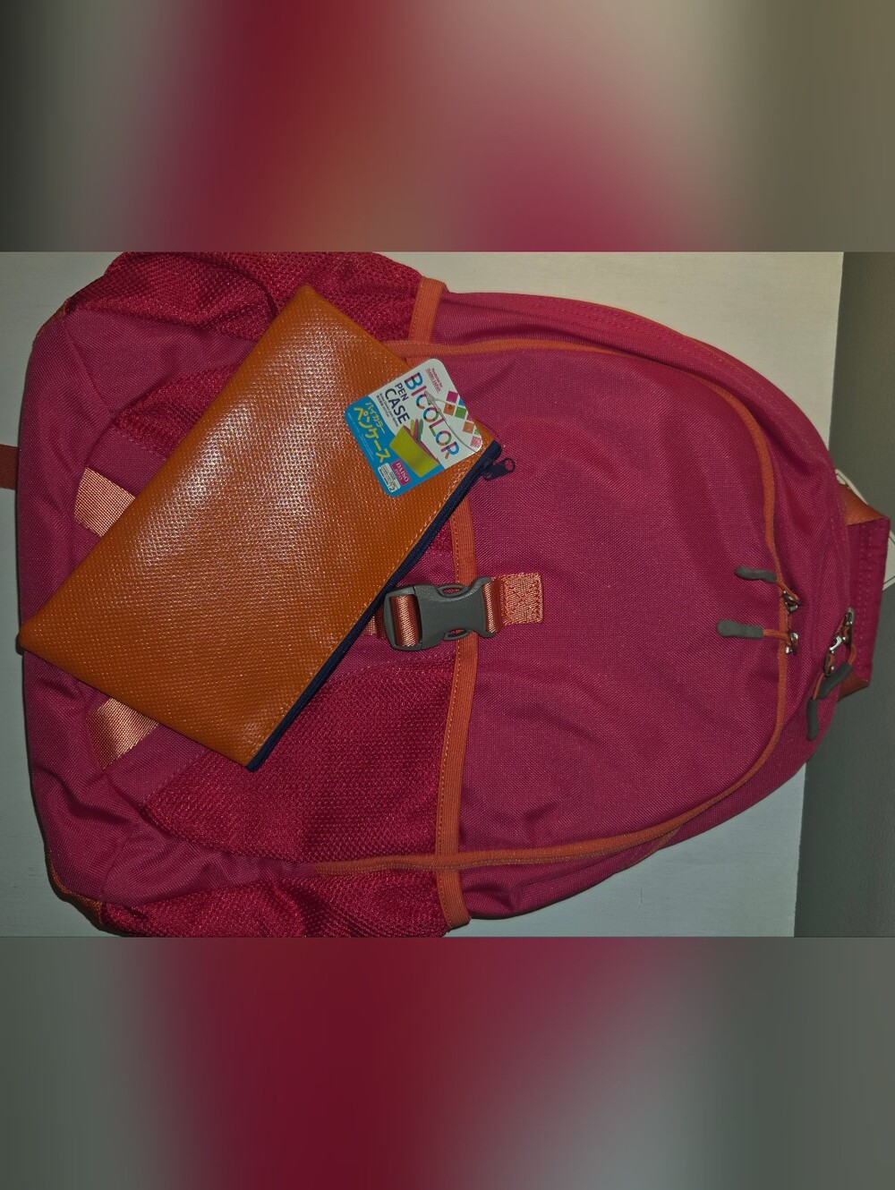 NWT Pottery Barn Full Size Avery Backpack With Nwt Daiso Japan Pencil Pouch - Picture 11 of 11